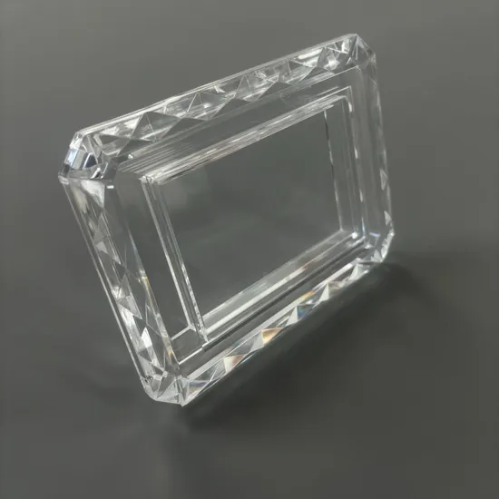 Exhibiciones de acrílico del soporte de exhibición de Lucite de la bandeja del plexiglás de la caja de encargo de la fábrica